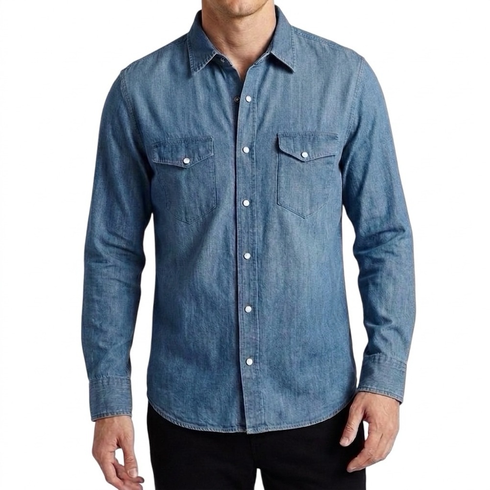 *SOLD* Western Blue Denim Shirt